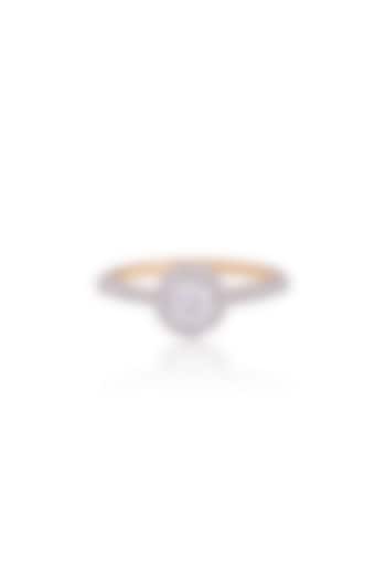 Rose Gold Plated Diamond Ring by Notandas Jewellers