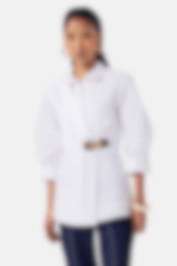 White Cotton Shirt by Notebook at Pernia's Pop Up Shop