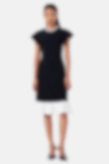 Black Polyester Summer Dress by Notebook at Pernia's Pop Up Shop