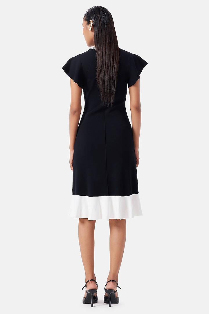 Black Polyester Summer Dress by Notebook at Pernia's Pop Up Shop