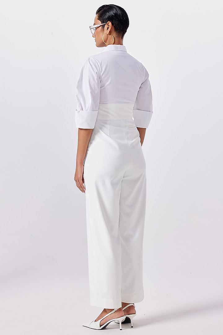 Ivory Cotton Co-Ord Set by Notebook at Pernia's Pop Up Shop