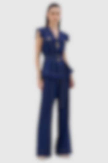 Blue Denim Tencel Co-Ord Set by Notebook at Pernia's Pop Up Shop