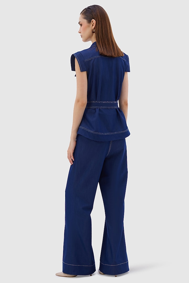 Blue Denim Tencel Co-Ord Set by Notebook at Pernia's Pop Up Shop