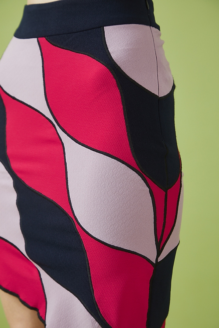 Multi-Colored Polyester & Elastane Skirt by NOTRE AME at Pernia's Pop Up Shop