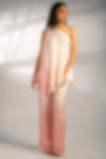 White & Pink Ombre Co-Ord Set by NOTSOSURE at Pernia's Pop Up Shop