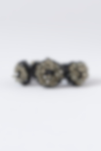 Black & Grey Xillion Swarovski Crystal Bracelet by Nour