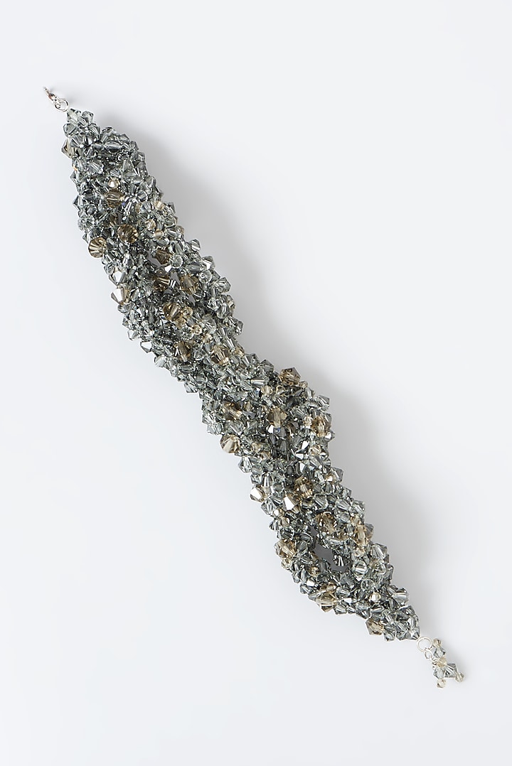Grey Xillion Swarovski Crystal Bracelet by Nour at Pernia's Pop Up Shop