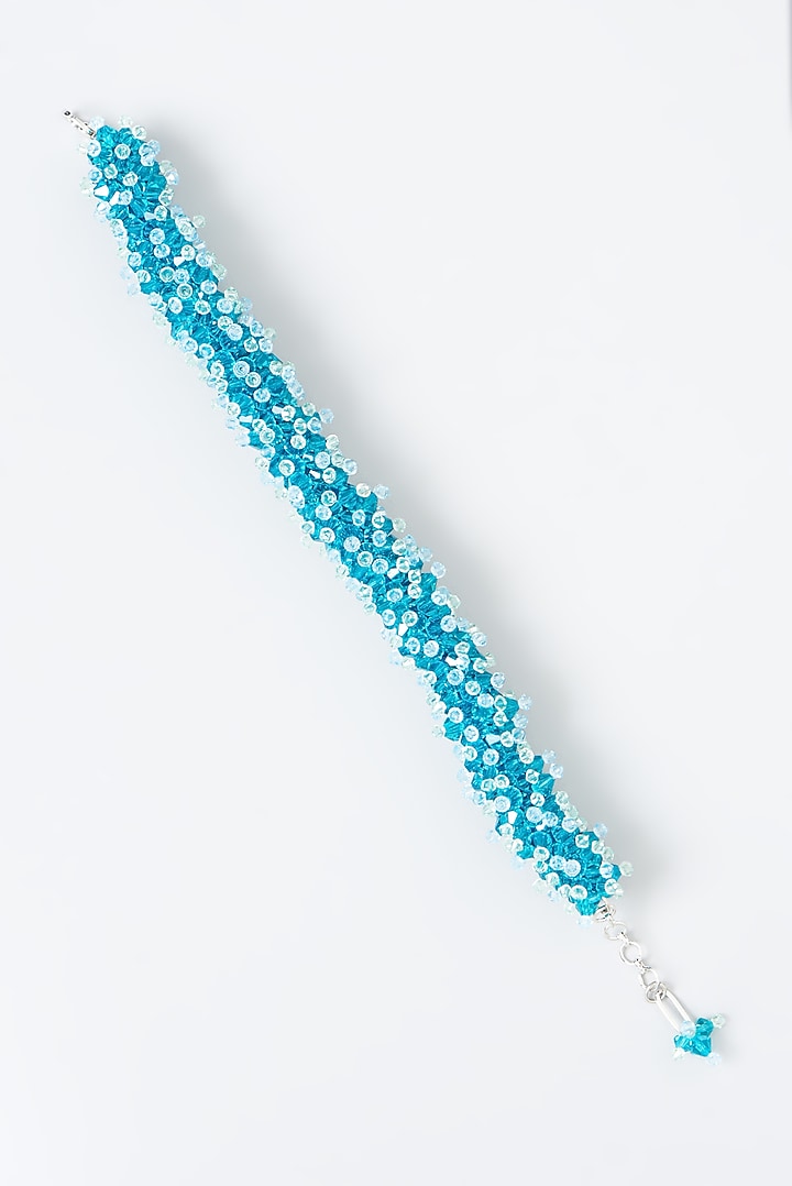 Turquoise Xillion Swarovski Crystal Bracelet by Nour at Pernia's Pop Up Shop