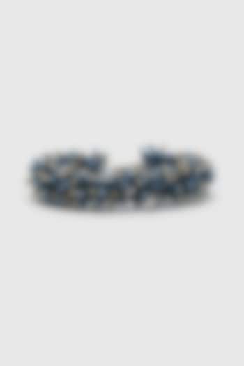 Blue Zircons & Xillion Crystal Bracelet by Nour