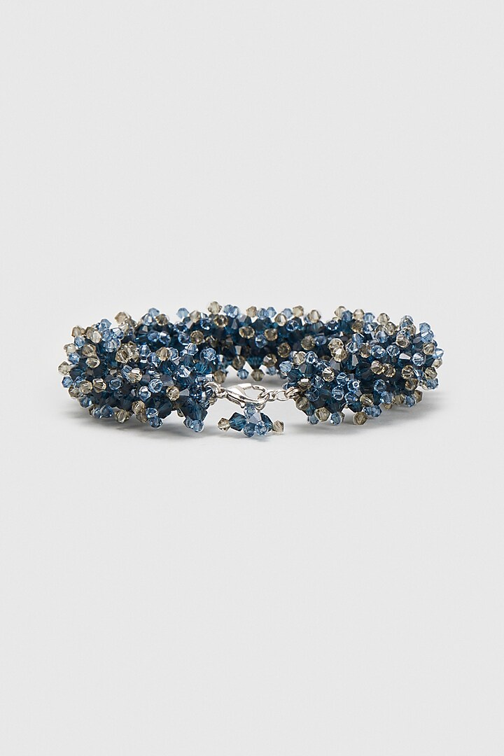 Blue Zircons & Xillion Crystal Bracelet by Nour at Pernia's Pop Up Shop