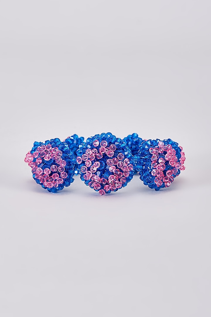 Blue Swarovski Crystal Bracelet by Nour