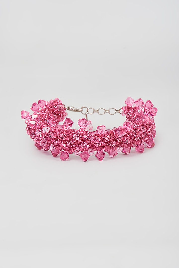 Rose Swarovski Xilion Crystal Bracelet by Nour