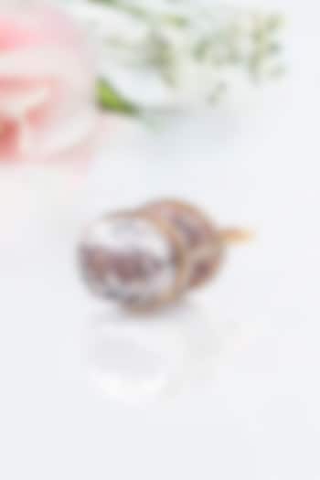 18kt Rose Gold Finish Diamond & Pink Morganite Stone Ring by Nornament at Pernia's Pop Up Shop