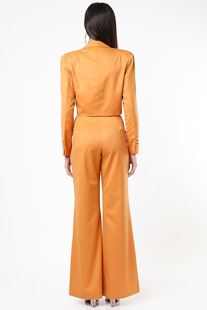 Mustard Suiting Blazer Set by Nirmooha at Pernia's Pop Up Shop