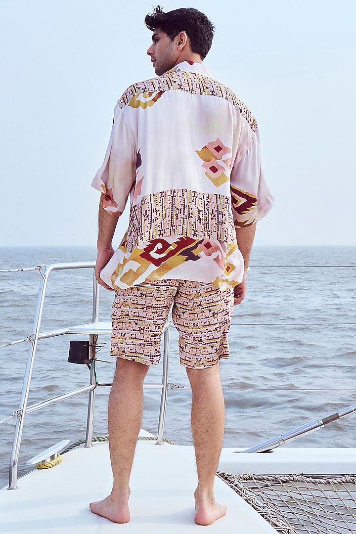 Sequin Printed Shorts by Nirmooha Men at Pernia's Pop Up Shop