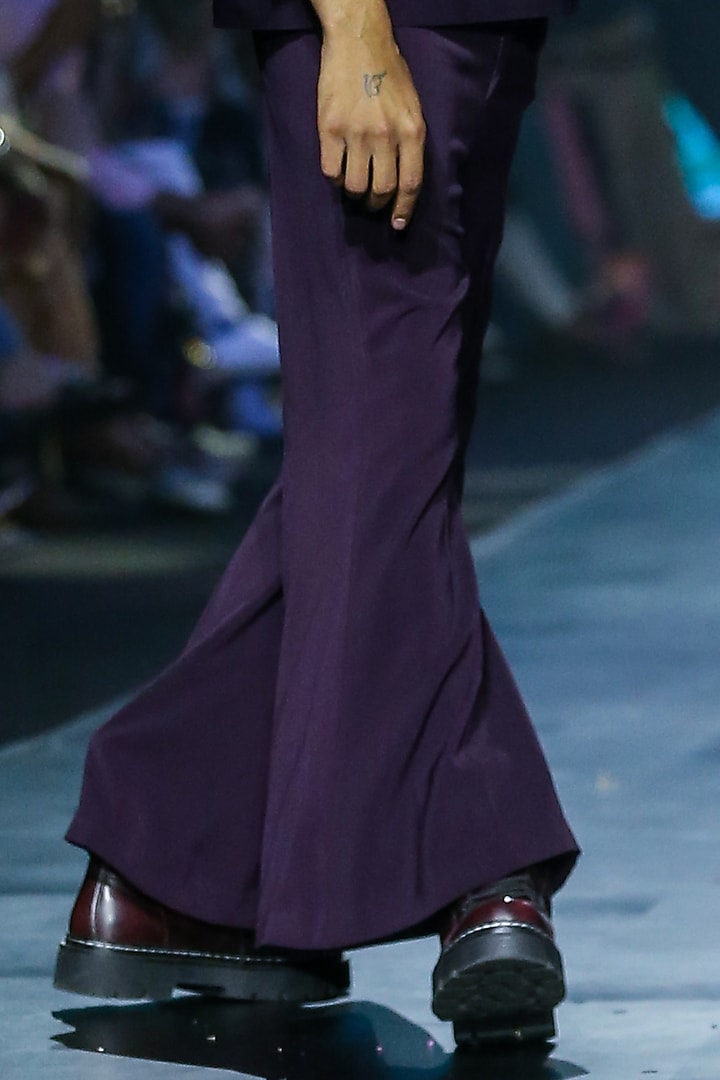 Deep Plum Lachka Bootcut Pants by Nirmooha Men at Pernia's Pop Up Shop