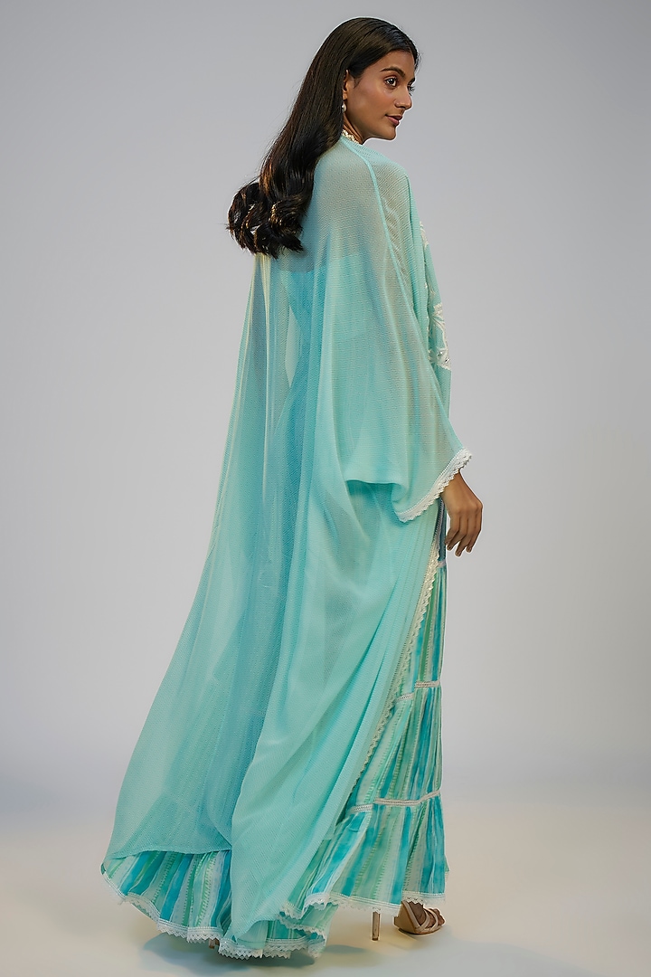 Blue Crush Cotton Printed Jumpsuit by Nadima Saqib at Pernia's Pop Up Shop