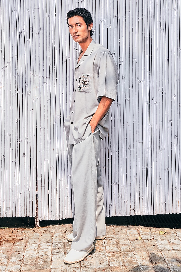 Grey Linen Co-Ord Set by Not So Couture at Pernia's Pop Up Shop