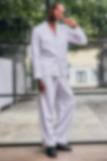 White Linen Shacket by Not So Couture at Pernia's Pop Up Shop