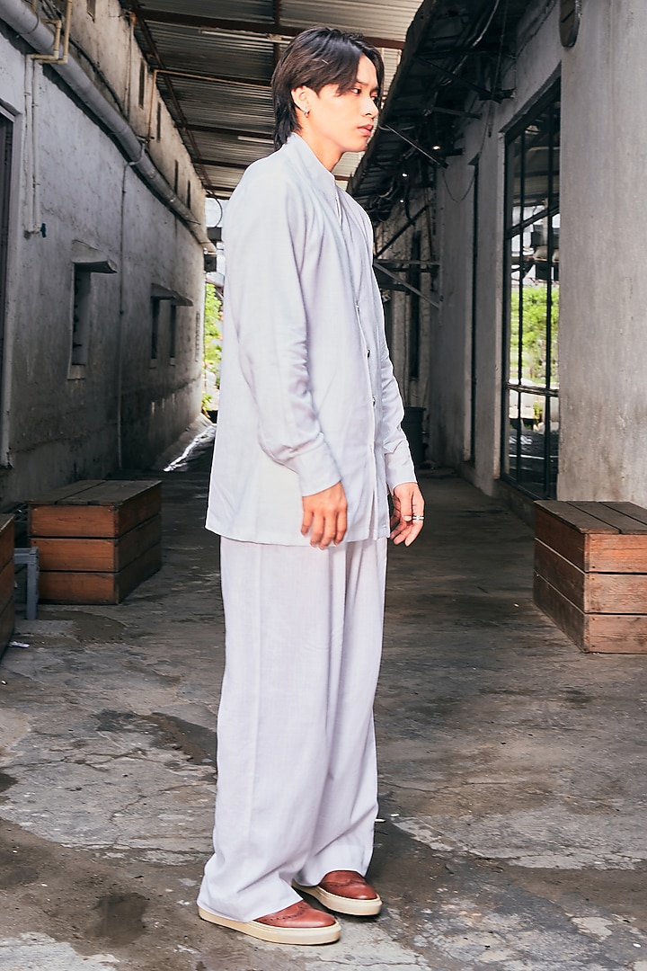 White Linen Wedding Shirt by Not So Couture at Pernia's Pop Up Shop