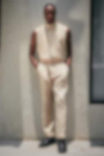 White Linen Jumpsuit by Not So Couture at Pernia's Pop Up Shop