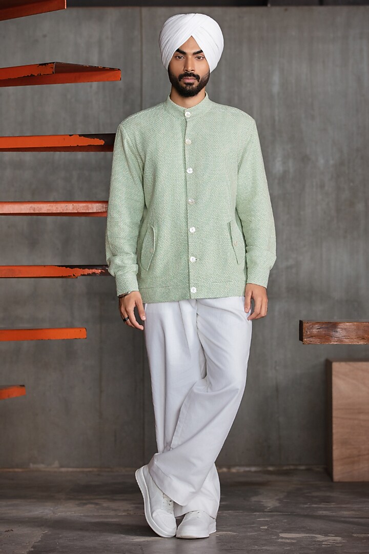 Off-White Linen Blend Pant Set by Not So Couture at Pernia's Pop Up Shop