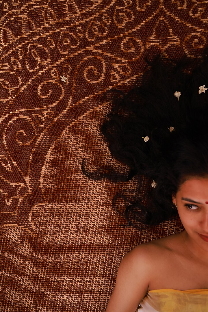 Deep Maroon Sisal Handmade Rug by Neytt Homes at Pernia's Pop Up Shop