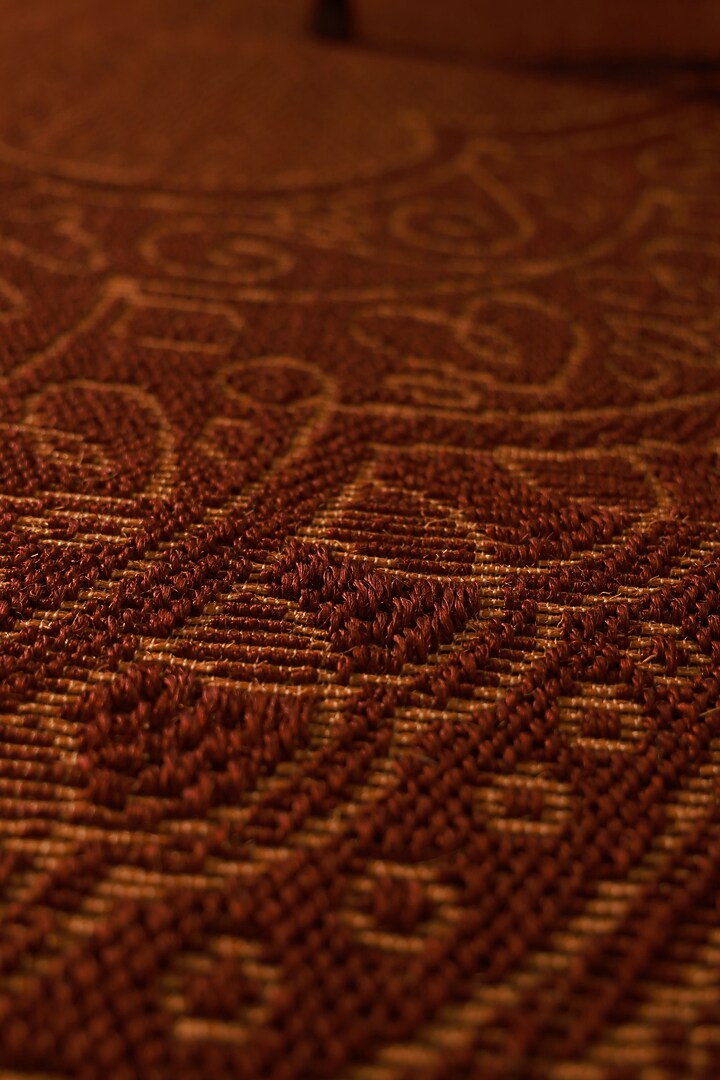 Deep Maroon Sisal Handmade Rug by Neytt Homes at Pernia's Pop Up Shop