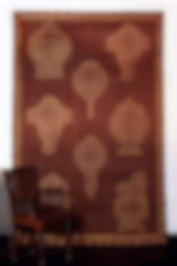 Deep Maroon Sisal Handmade Rug by Neytt Homes