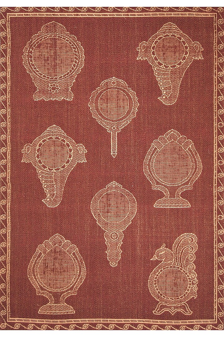 Deep Maroon Sisal Handmade Rug by Neytt Homes at Pernia's Pop Up Shop