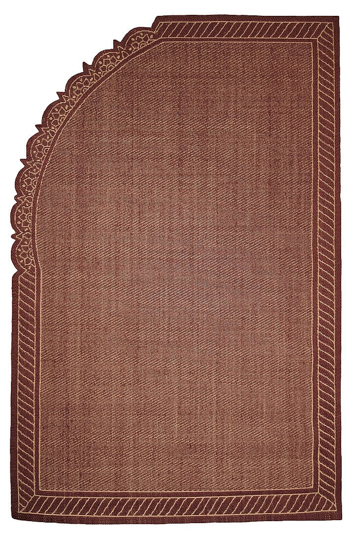 Deep Maroon Sisal Handmade Rug by Neytt Homes at Pernia's Pop Up Shop