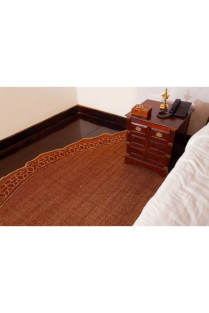 Deep Maroon Sisal Handmade Rug by Neytt Homes at Pernia's Pop Up Shop