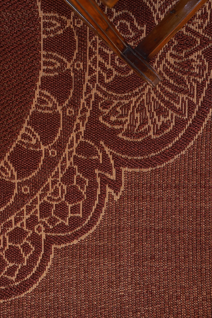 Deep Maroon Sisal Handmade Rug by Neytt Homes at Pernia's Pop Up Shop