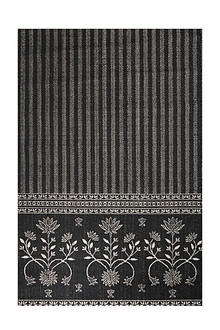 Black & Grey Sisal Chevron Carpet by Neytt Homes