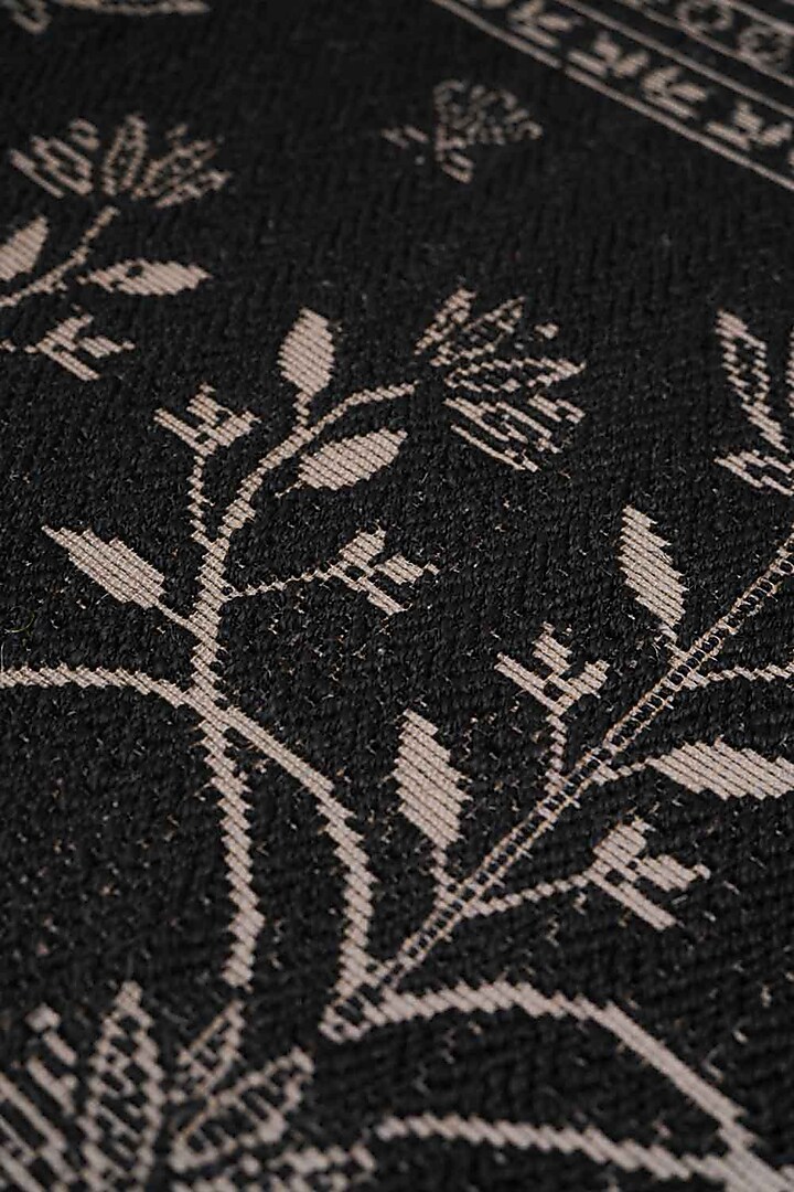 Black & Grey Sisal Chevron Carpet by Neytt Homes at Pernia's Pop Up Shop