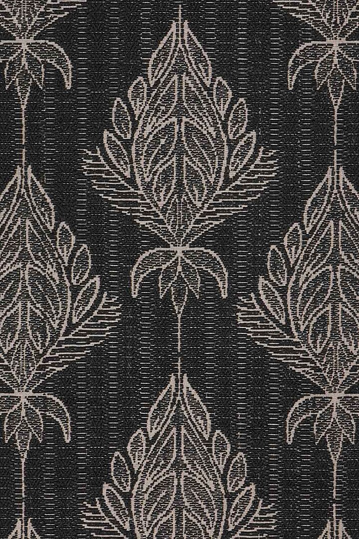 Black & Grey Sisal Floral Carpet by Neytt Homes at Pernia's Pop Up Shop