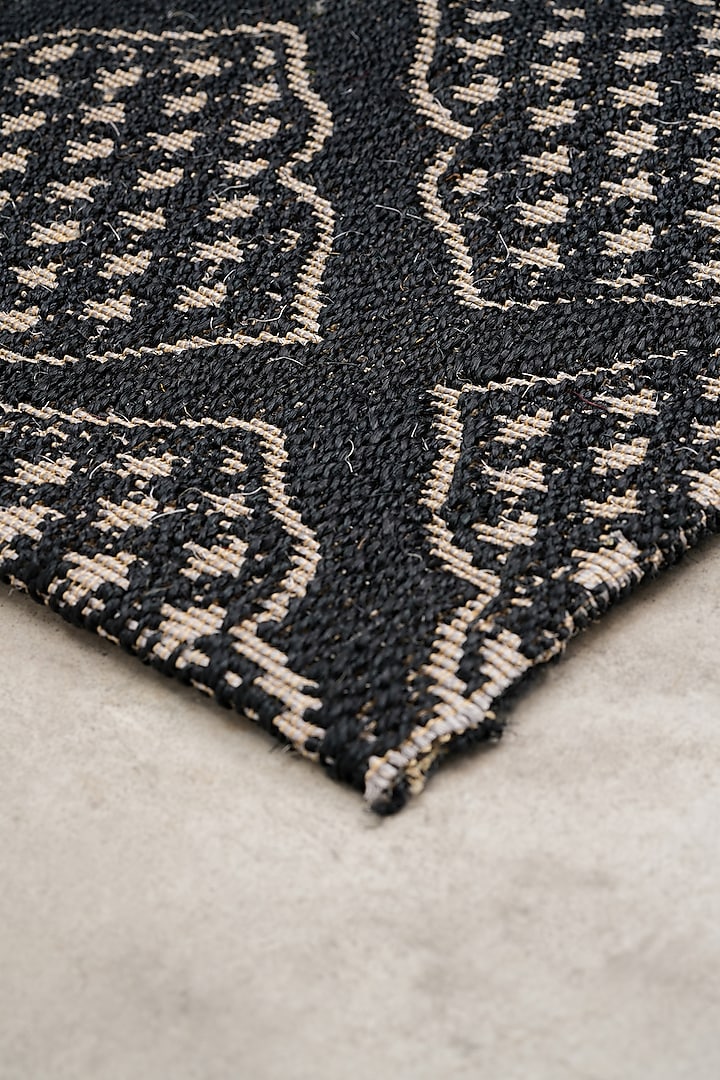 Black & Grey Sisal Chevron Carpet by Neytt Homes at Pernia's Pop Up Shop