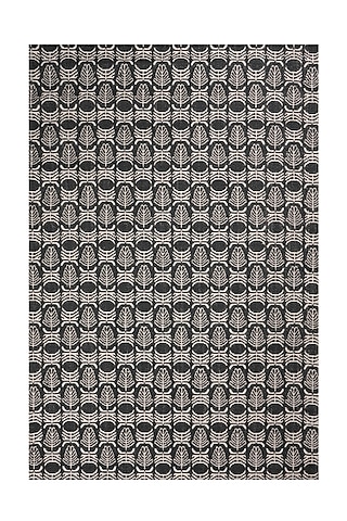 Black & Grey Sisal Chevron Carpet by Neytt Homes