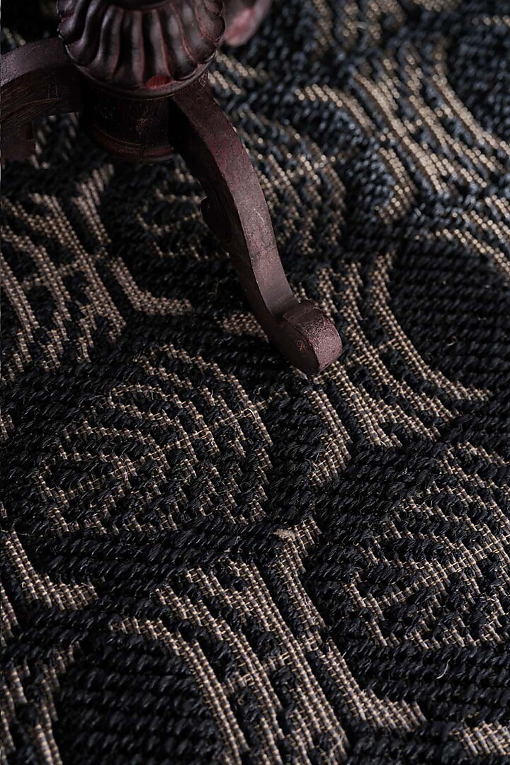 Black & Grey Sisal Chevron Carpet by Neytt Homes at Pernia's Pop Up Shop