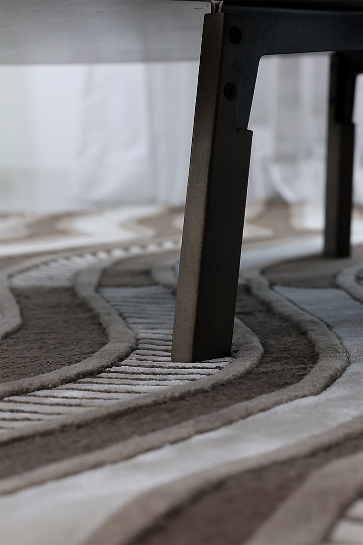 Multi-Colored Wool & Bamboo Silk Rug by Neytt Homes at Pernia's Pop Up Shop