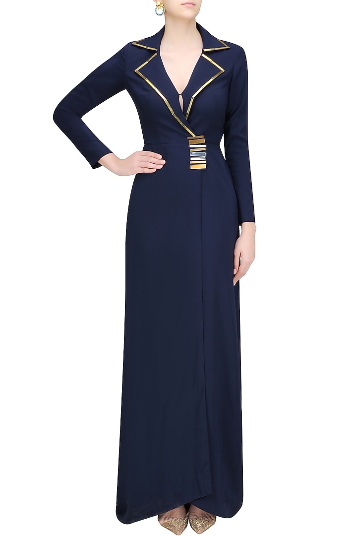 Navy Blazer Gown available only at Pernia's Pop Up Shop.