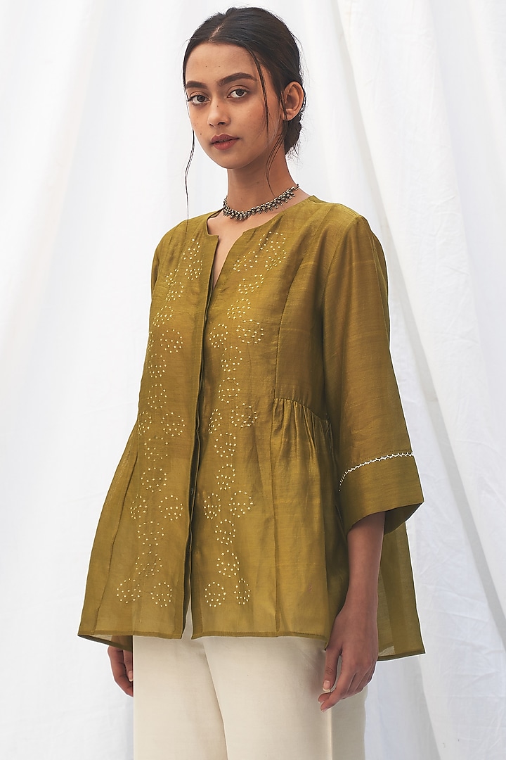 Elaichi Green Pants Set by The Label Nuska at Pernia's Pop Up Shop