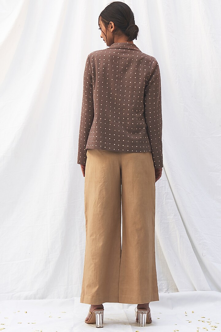 Black Pepper & Cinnamon Jacket Set by The Label Nuska at Pernia's Pop Up Shop