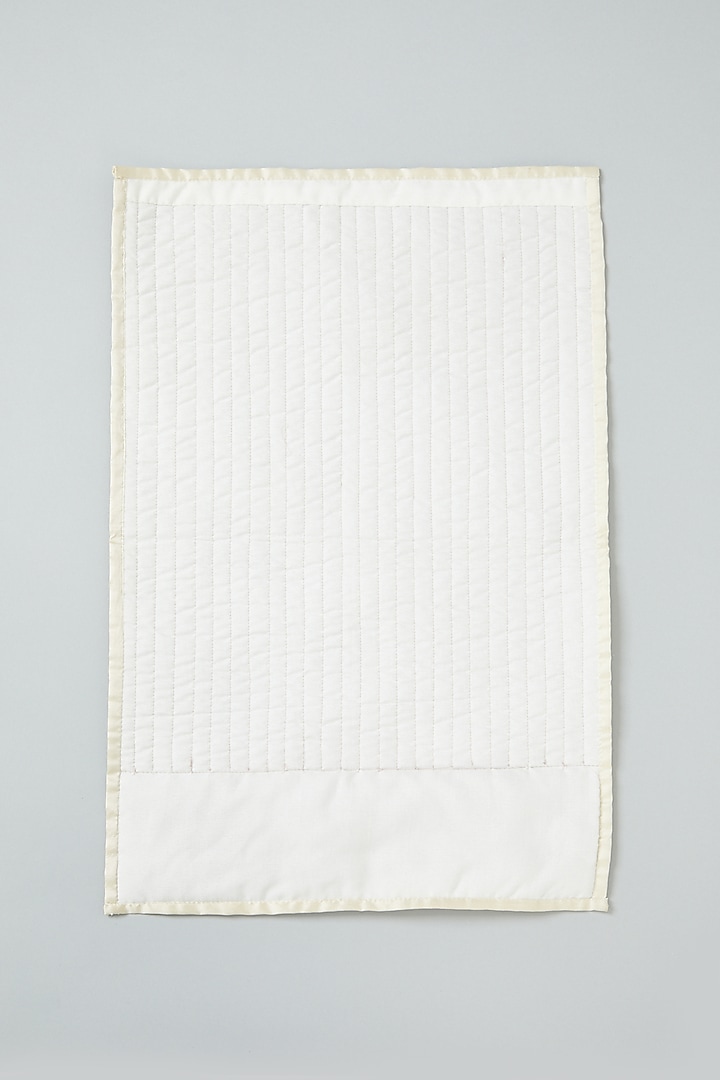 Lilac Hand Embroidered Table Runner & Place Mats (Set of 9) by NEXUS BY UPASNA at Pernia's Pop Up Shop