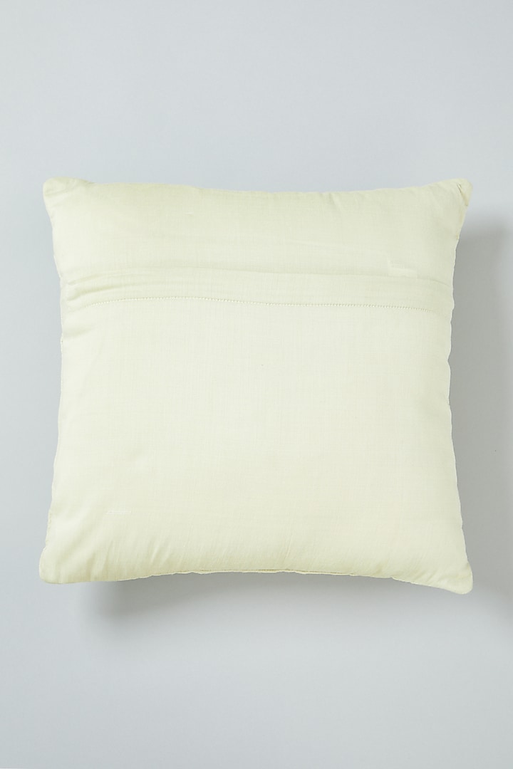 Pista Green Embroidered Cushion Covers by NEXUS BY UPASNA at Pernia's Pop Up Shop