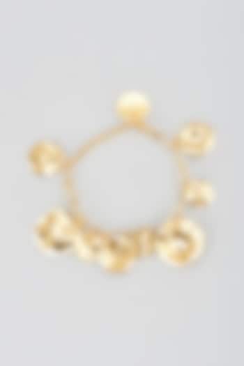 Gold Finish Link Chain Bracelet by Nyela