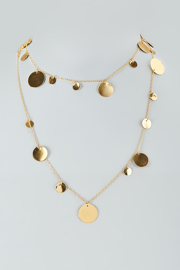 Gold Finish Long Necklace by Nyela at Pernia's Pop Up Shop