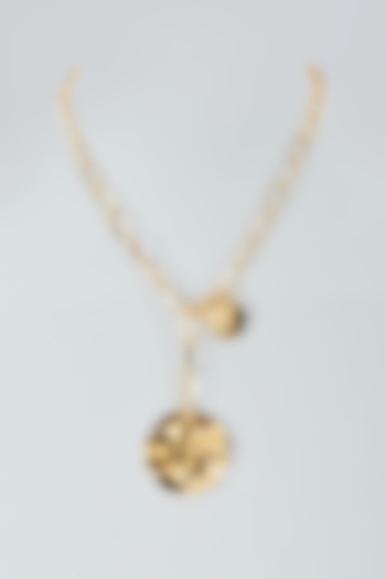 Gold Finish Chain Necklace by Nyela at Pernia's Pop Up Shop