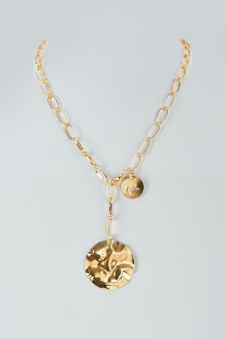 Gold Finish Chain Necklace by Nyela at Pernia's Pop Up Shop