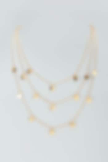 Gold Finish Layered Necklace by Nyela at Pernia's Pop Up Shop